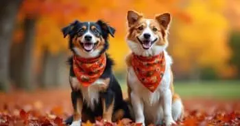 Bandașuri de toamnă și Thanksgiving pentru câini