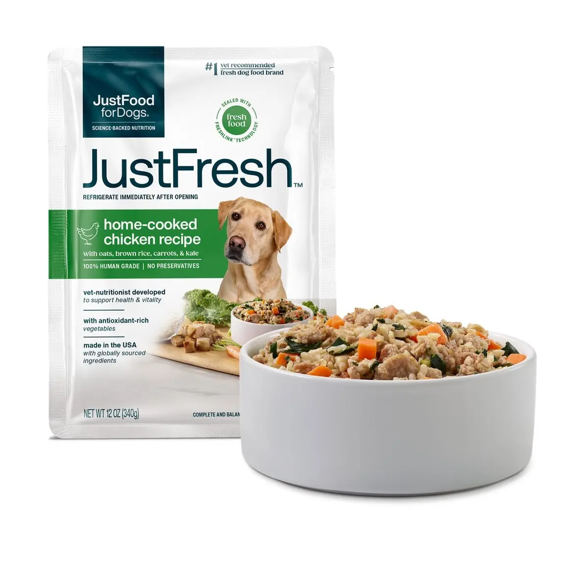 Mâncare proaspătă pentru câini, direct din cămară: JustFresh vs. The Farmer’s Dog Instant Fresh